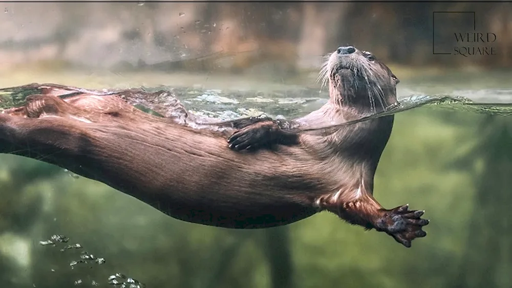 River otter sea otter calan