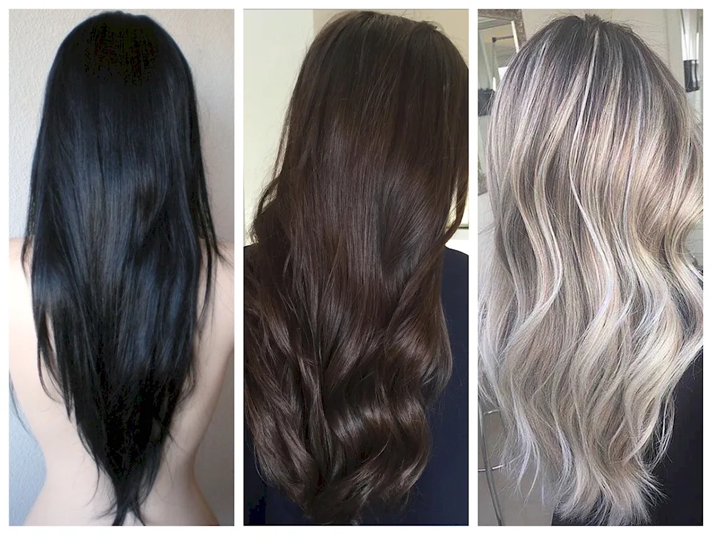 Out of black hair colour