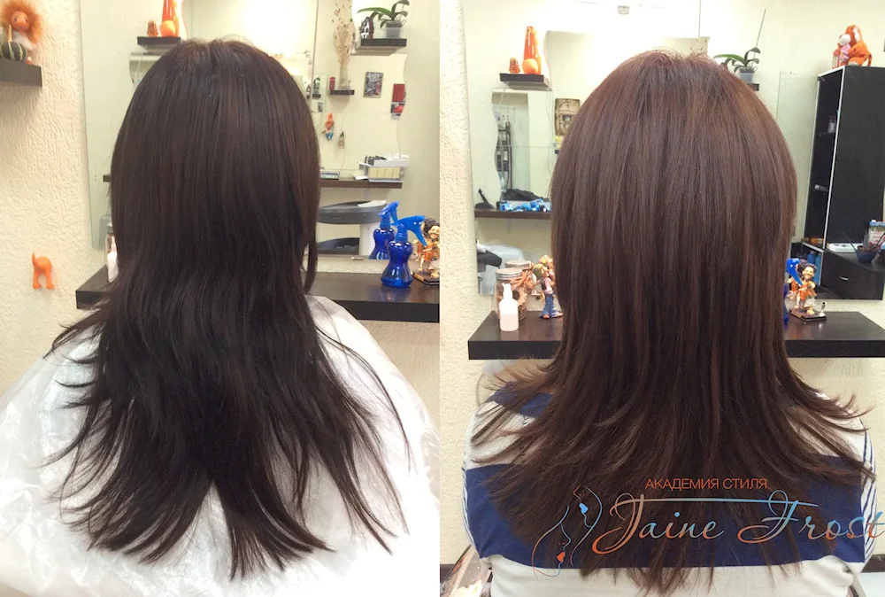 Out of black hair colour