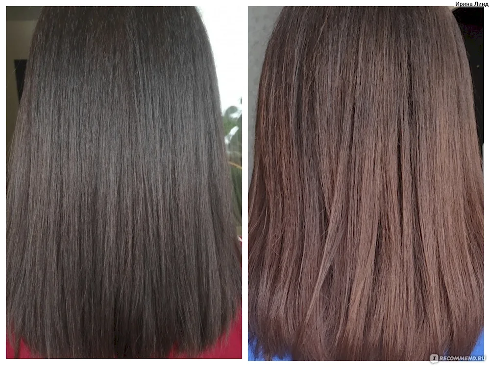 Black hair colouring
