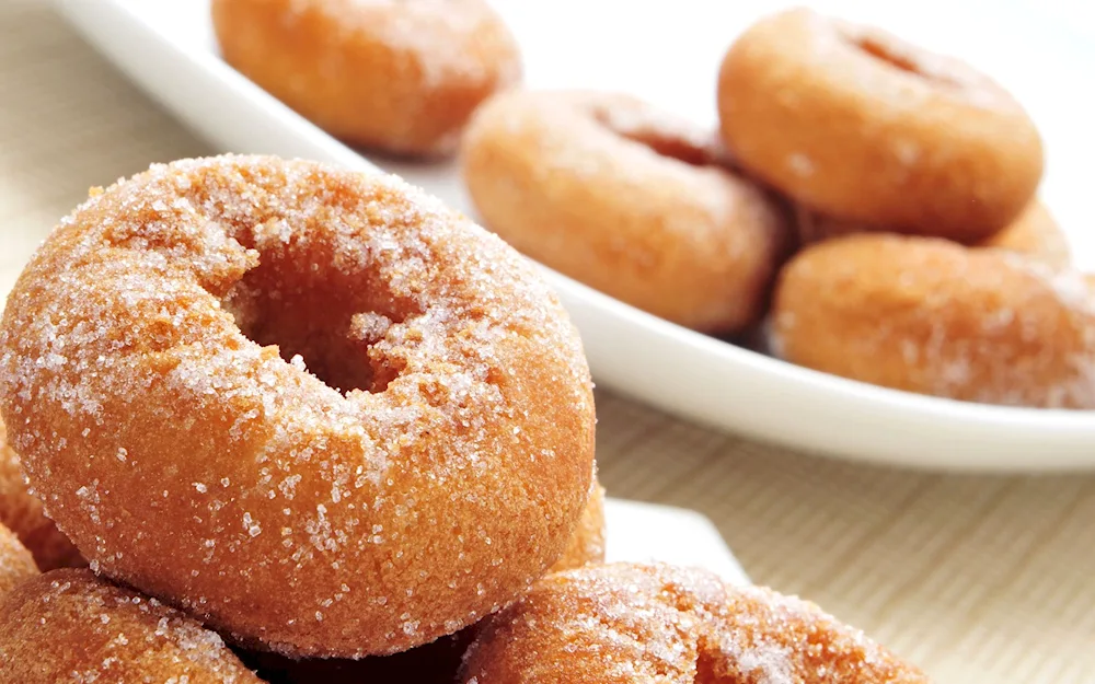 Powdered doughnuts