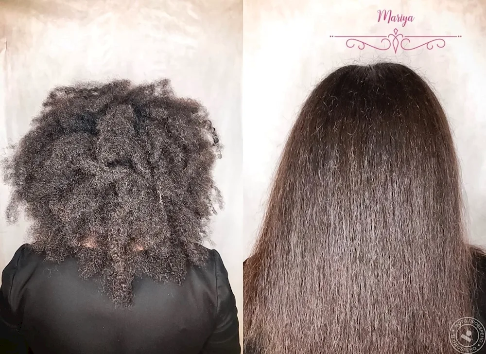 Keratin hair straightening for curly hair