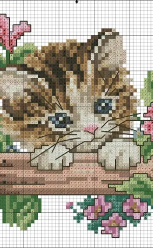 Cross stitching