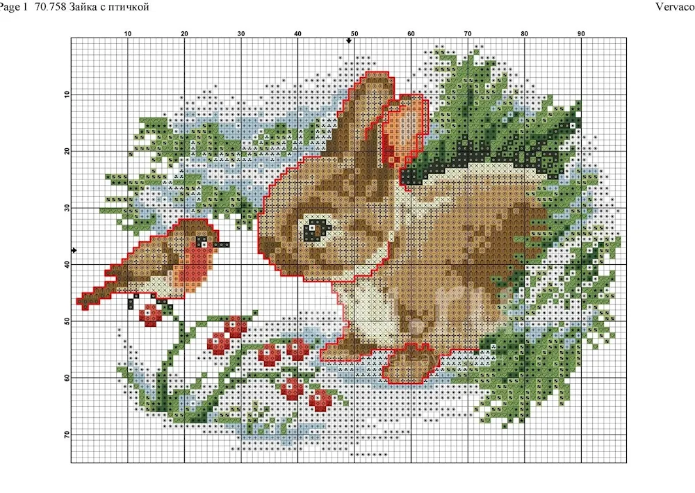 Cross stitching