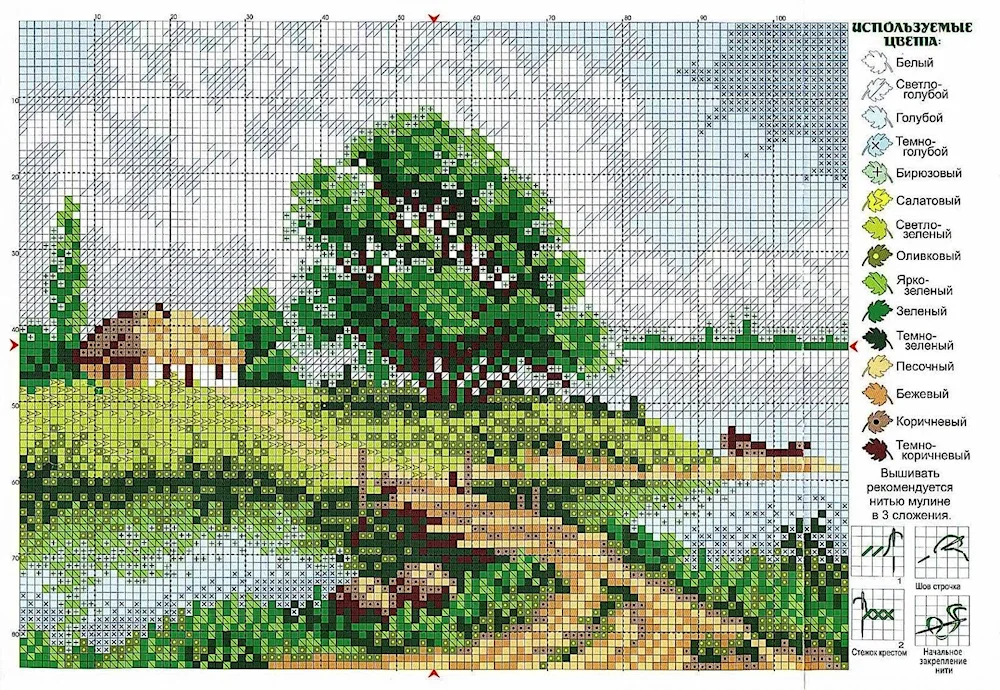 Cross Stitching Nature