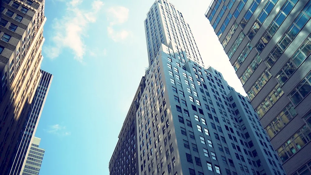 High-rise buildings of New York