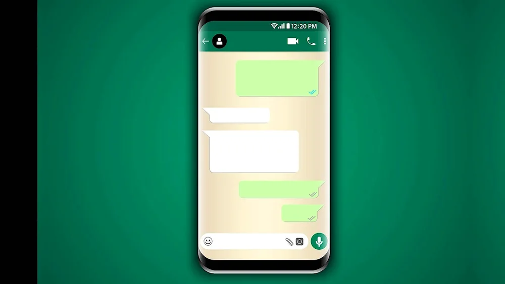 WHATSAPP screen