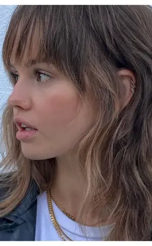 Wolfcut thin hair