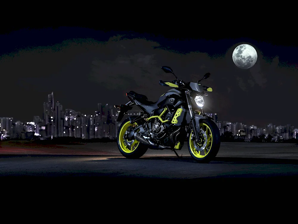 Yamaha MT-07 motorbike