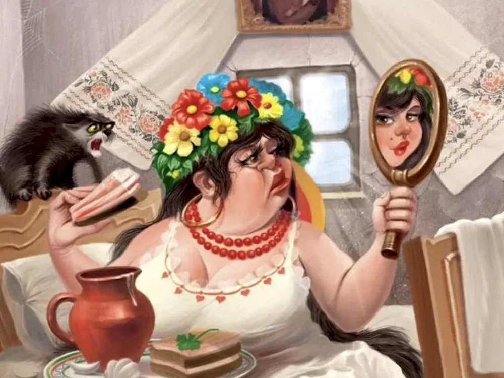 Caricatures of women