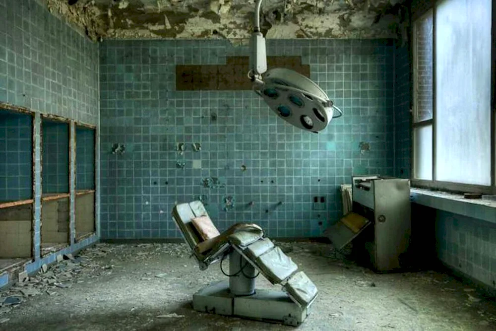 Abandoned Hospital Red