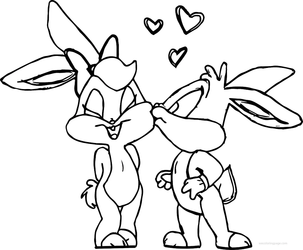 Bunny drawing for drawing