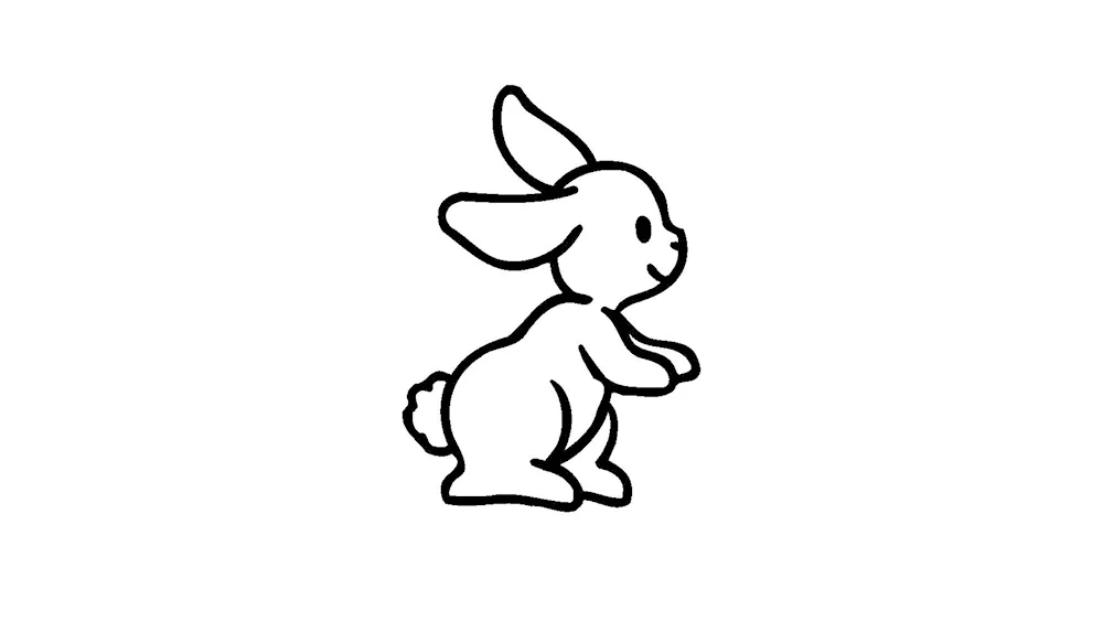 Bunny drawing