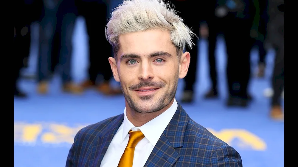 Зак Efron blonde