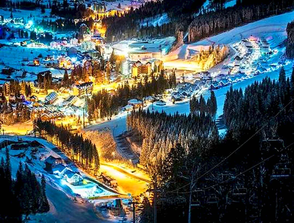 Carpathians ski resort Bukovel