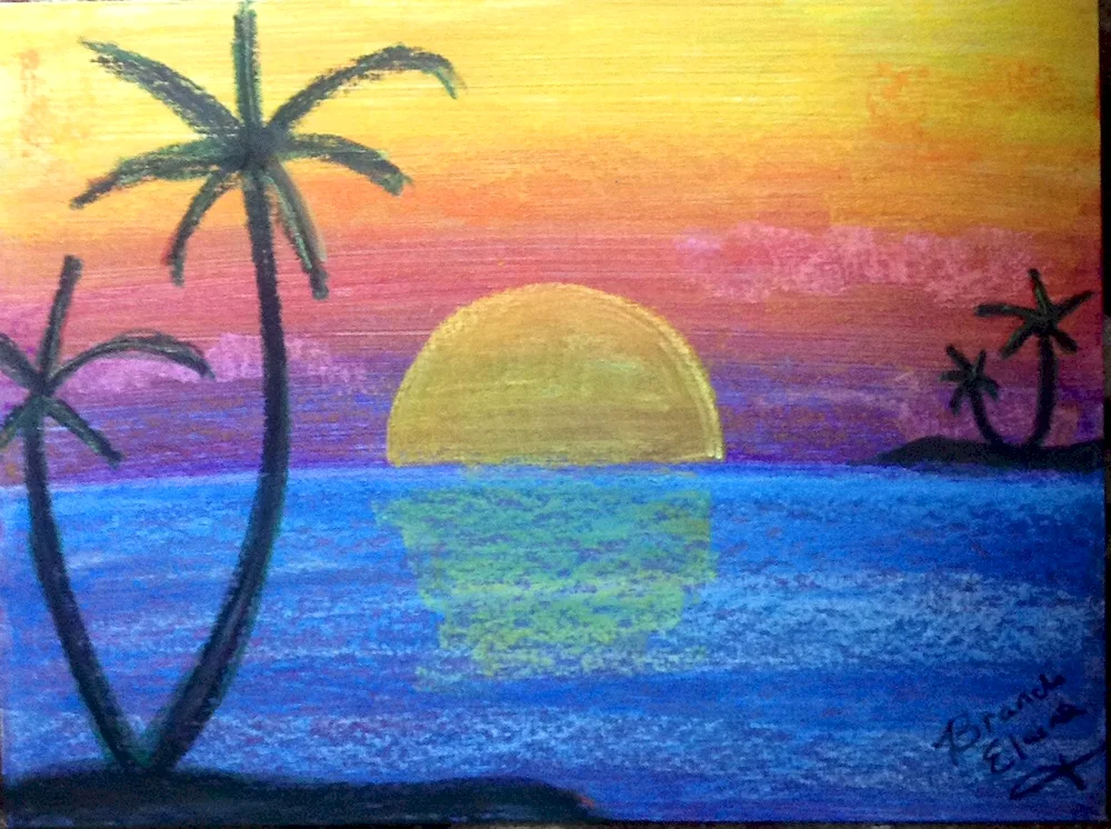 Sunset drawing