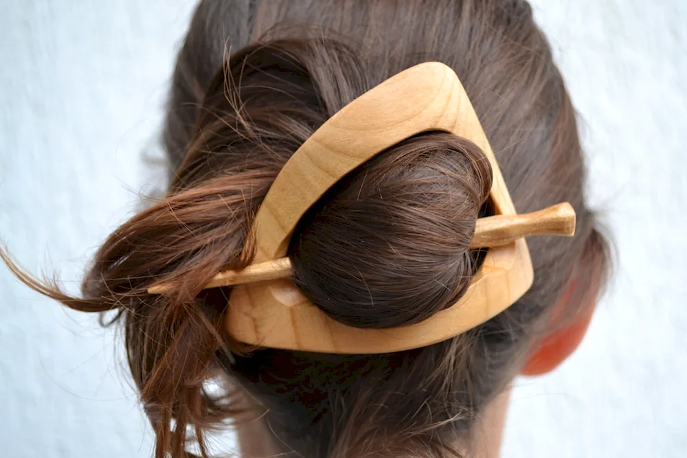 Chopstick hairstyle