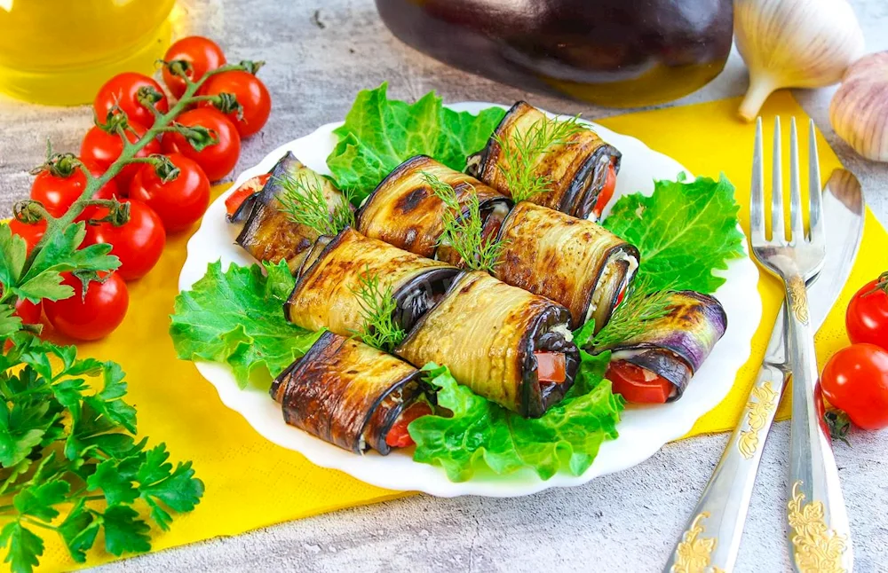 Eggplant snack cake
