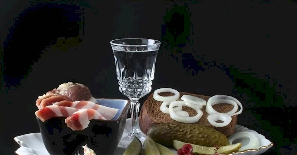 Vodka snack for vodka