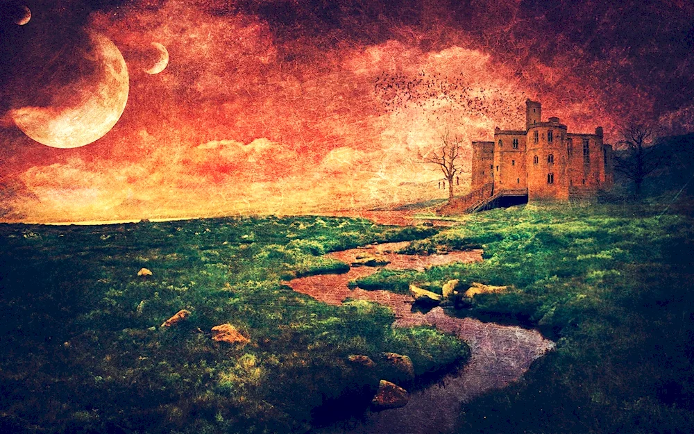 Kamelot Castle of the King Background