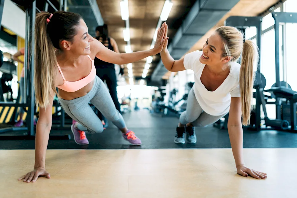Girl and fitness