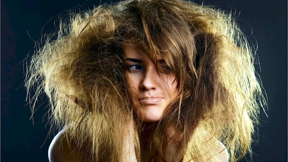 Girl with wavy hair
