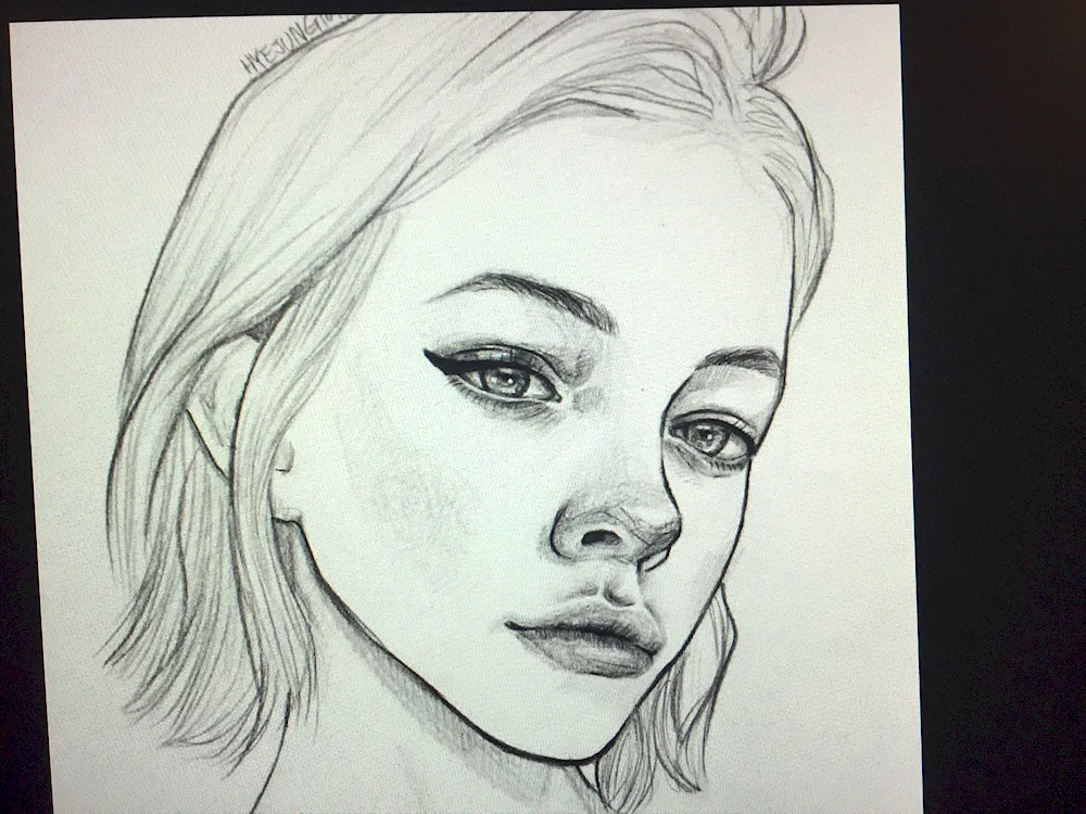Girl drawing