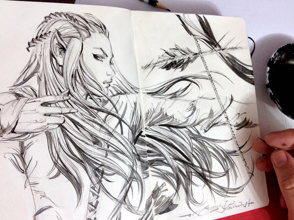 Shaya and Reikan art