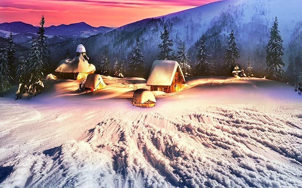 Bukovel mountains