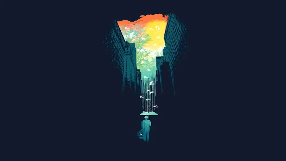Minimalism screensaver