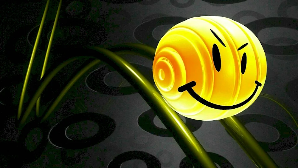 Saver for desktop smiley faces