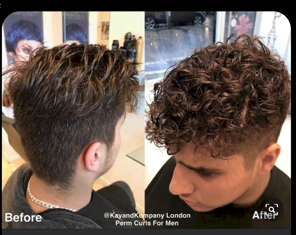 Men's hair curl