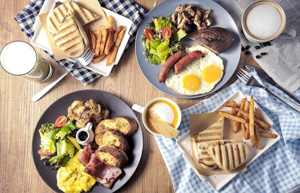 Table with food