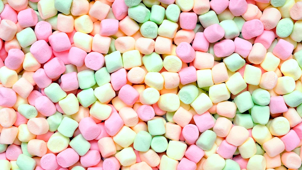 Marshmallow round marshmallows