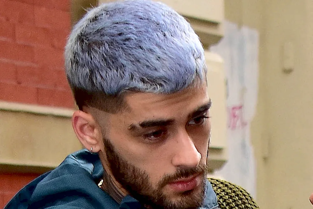 Zayn Malik with dyed hair
