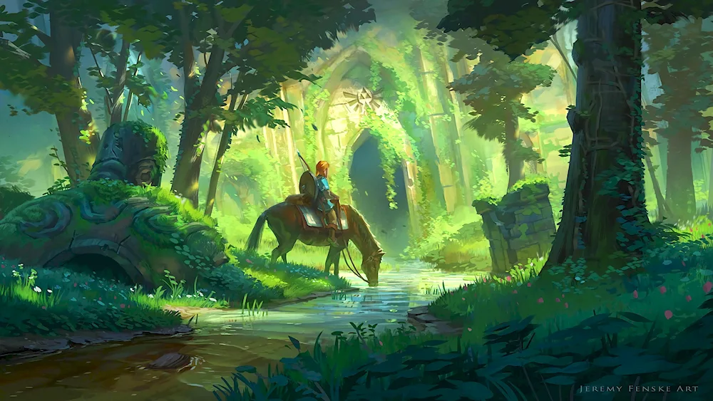 Zelda Breath of the Wild art