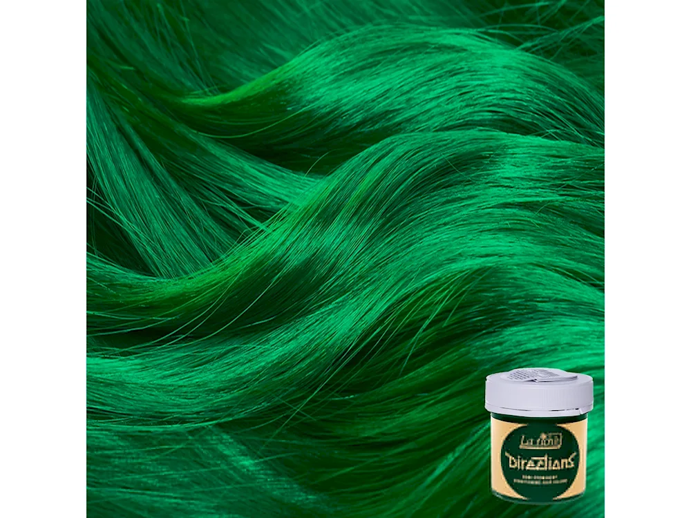 Green hair dye