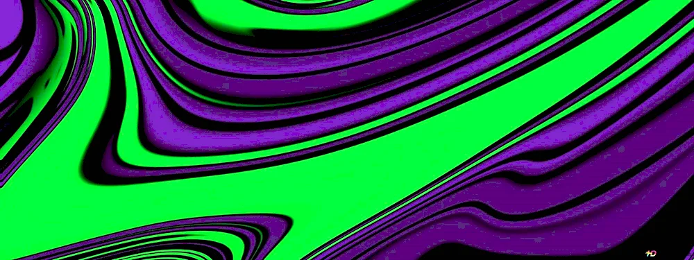 Green purple background