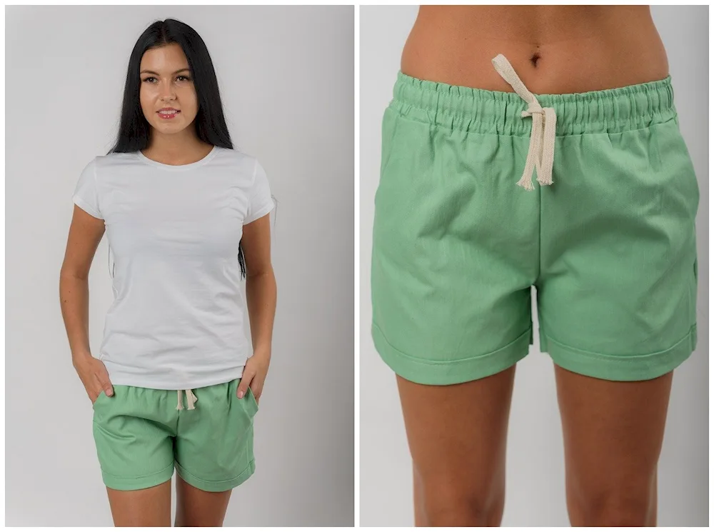 Green shorts