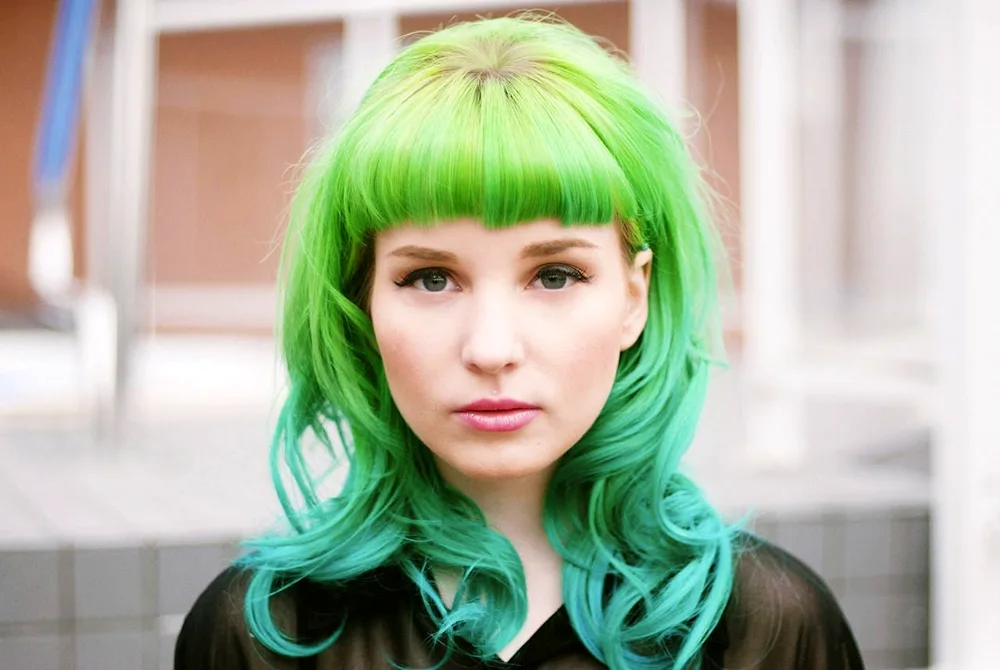Green hair