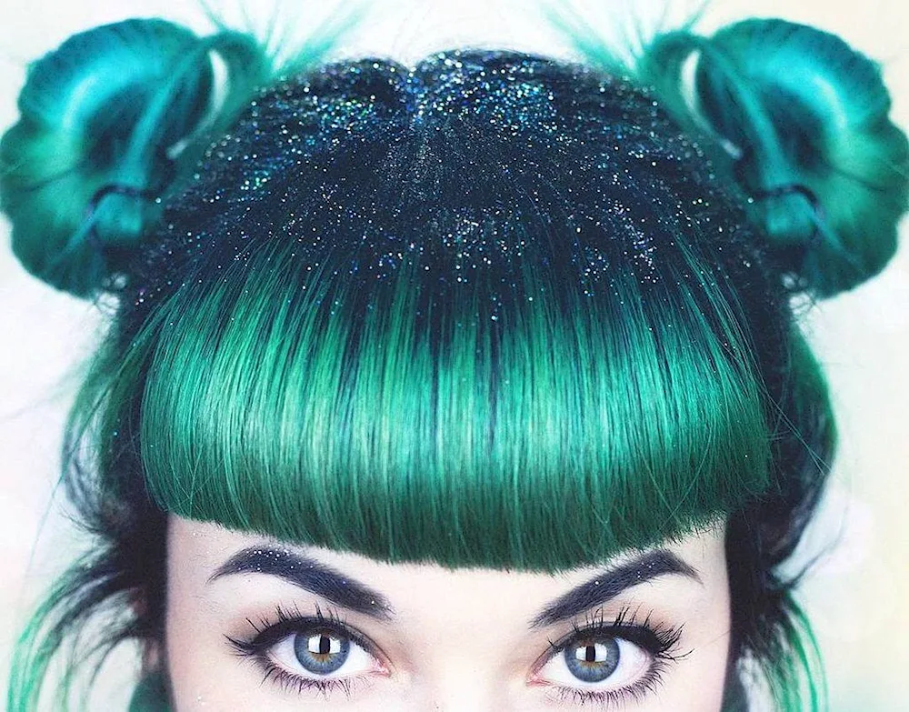 Green hair