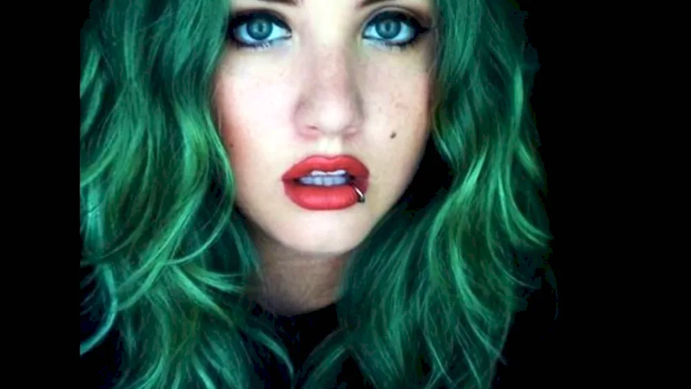 Green hair