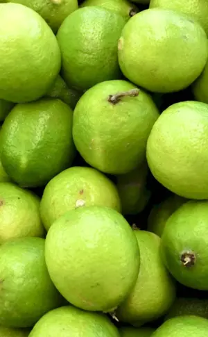 Green citrus fruit