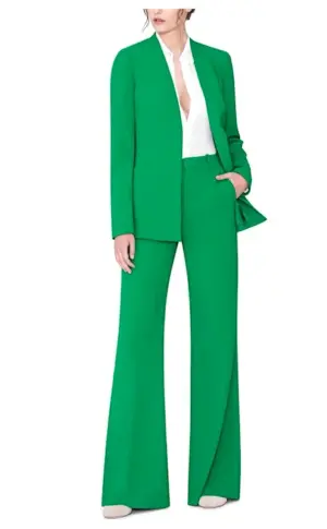 Green suit women's