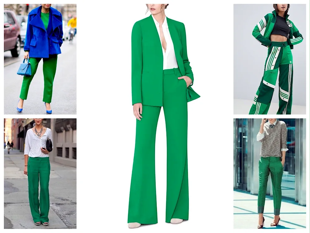 Green suit women's