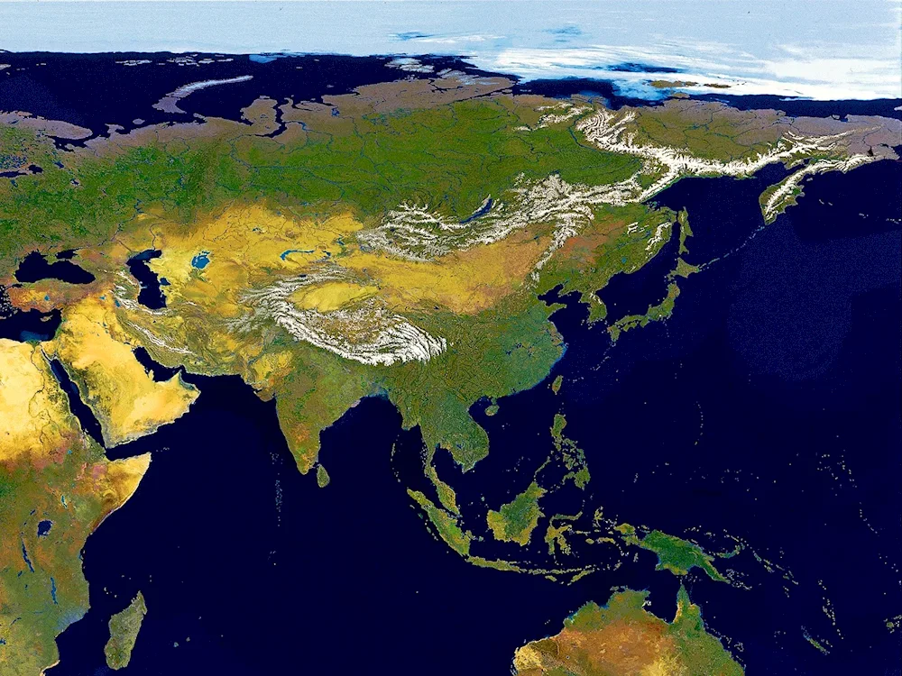 Earth continent EurasiaRussia