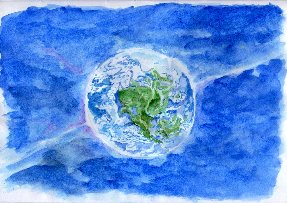Earth drawing