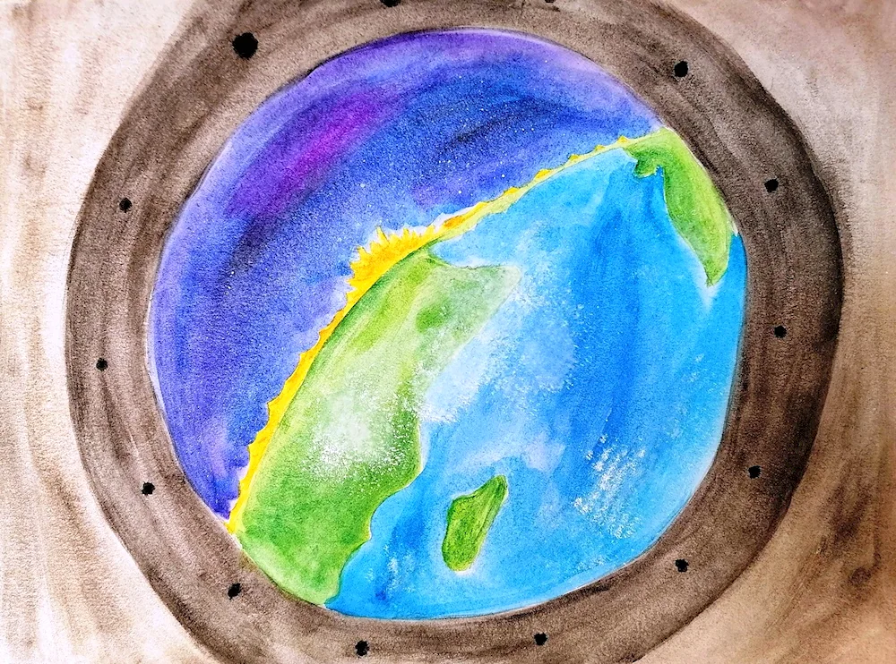 Earth drawing