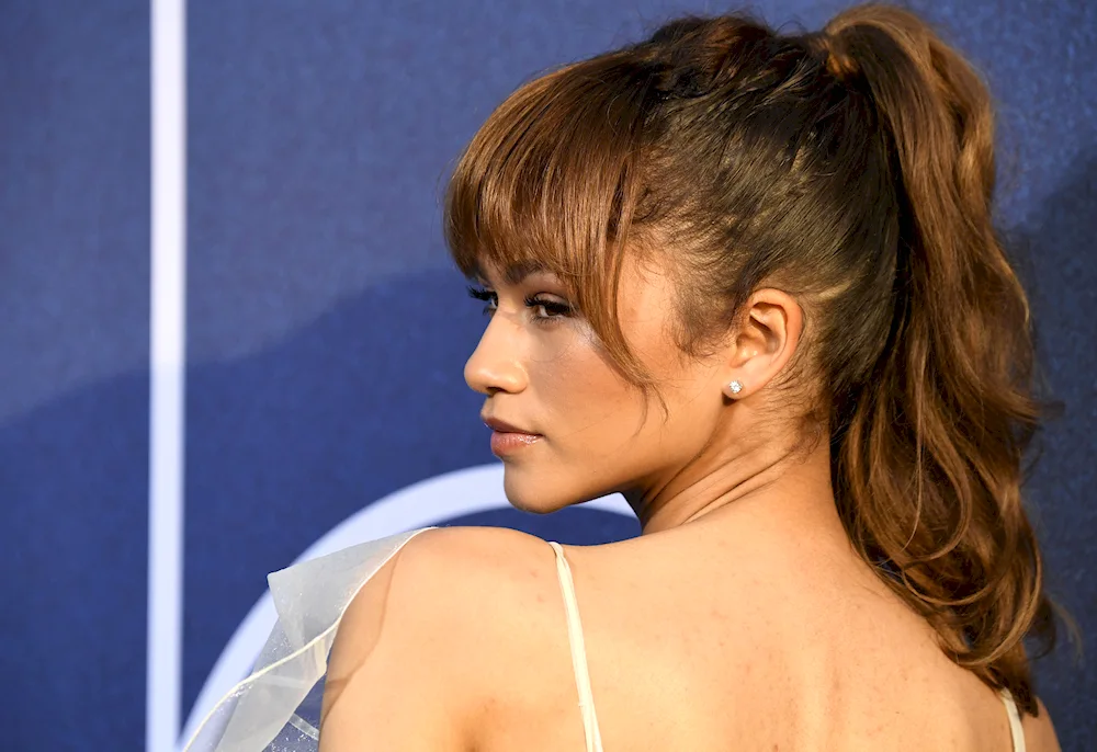 Zendaya with bangs