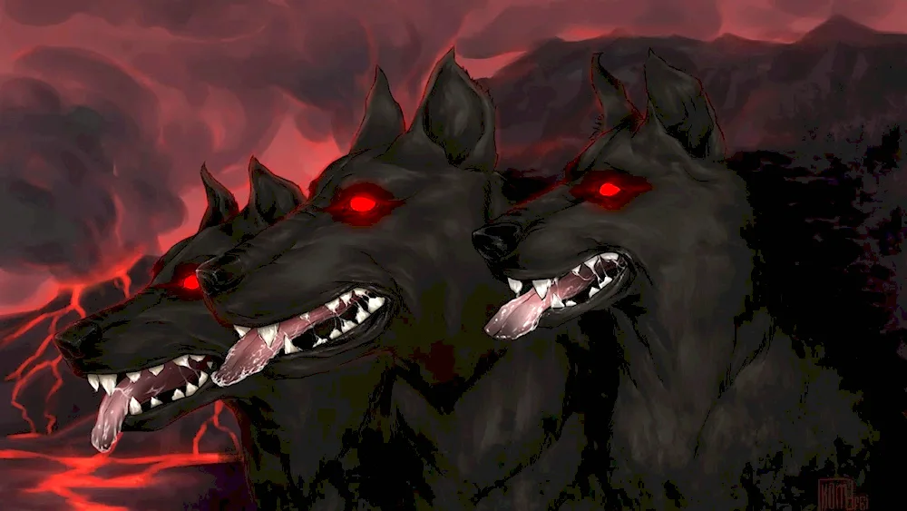 Cerberus the wolf demon